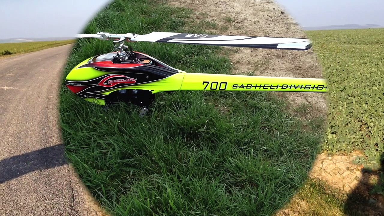 Vol d'un Hélicoptère Goblin 700 Compétition