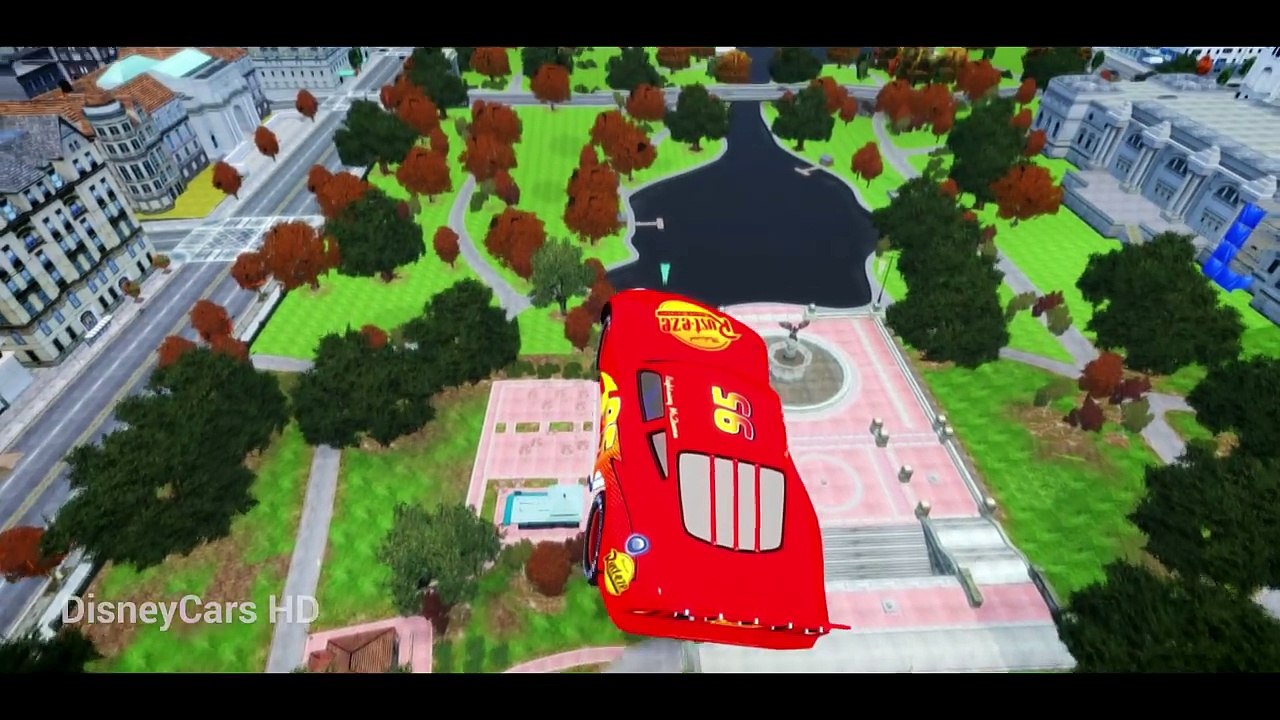 Mcqueen vs Lamborghini Cars Games! Disney Lightning McQueen & Songs