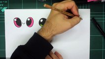 COMO DIBUJAR OJOS KAWAII PASO A PASO - dibujos kawaii faciles - How to draw eye