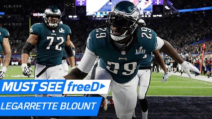 freeD: Go inside Blount's helmet on TD run | Super Bowl LII
