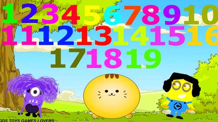Numbers and counting | 1 to 100 | with | minions | mario | jerry and | sonic | kids songs