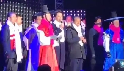 JANG KEUN SUK「2018 PYEONGCHANG CULTURE OLYMPIC OPENİNG FESTİVAL」 03.02.2018