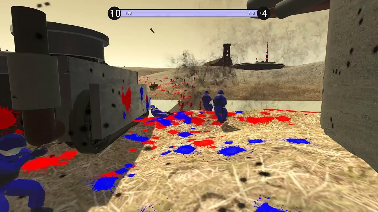 The GREAT WALL vs STEAMPUNK AIRSHIP!  (Ravenfield New Update Gameplay)