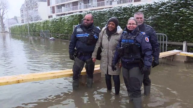 Bry-sur-Marne: la décrue se fait attendre
