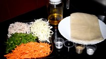 Chicken Spring Roll With Homemade Sheets - Roll Recipe with Roll Patti - Special Ramadan Recipe