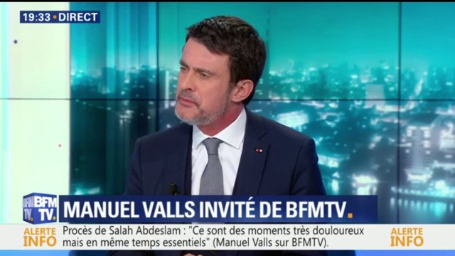 Manuel Valls sur le procès de Salah Abdeslam: Il cherche à se victimiser