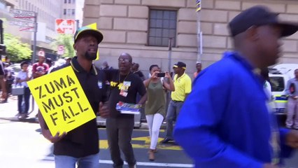 Scuffles between rival groups over Zuma's future