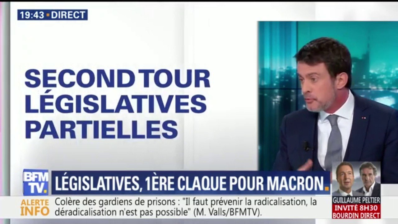 Victoires LR dans les législatives partielles: "Il y a de l'impatience", estime Manuel Valls