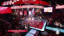 Pérola Crepaldi, Rafa Gomes e Wagner Barreto cantam 'O carimbador maluco' no The Voice Kids - Final