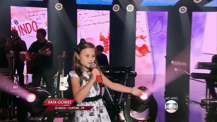 Rafa Gomes canta "O caderno" no The Voice Kids - Shows ao Vivo|Temp 1