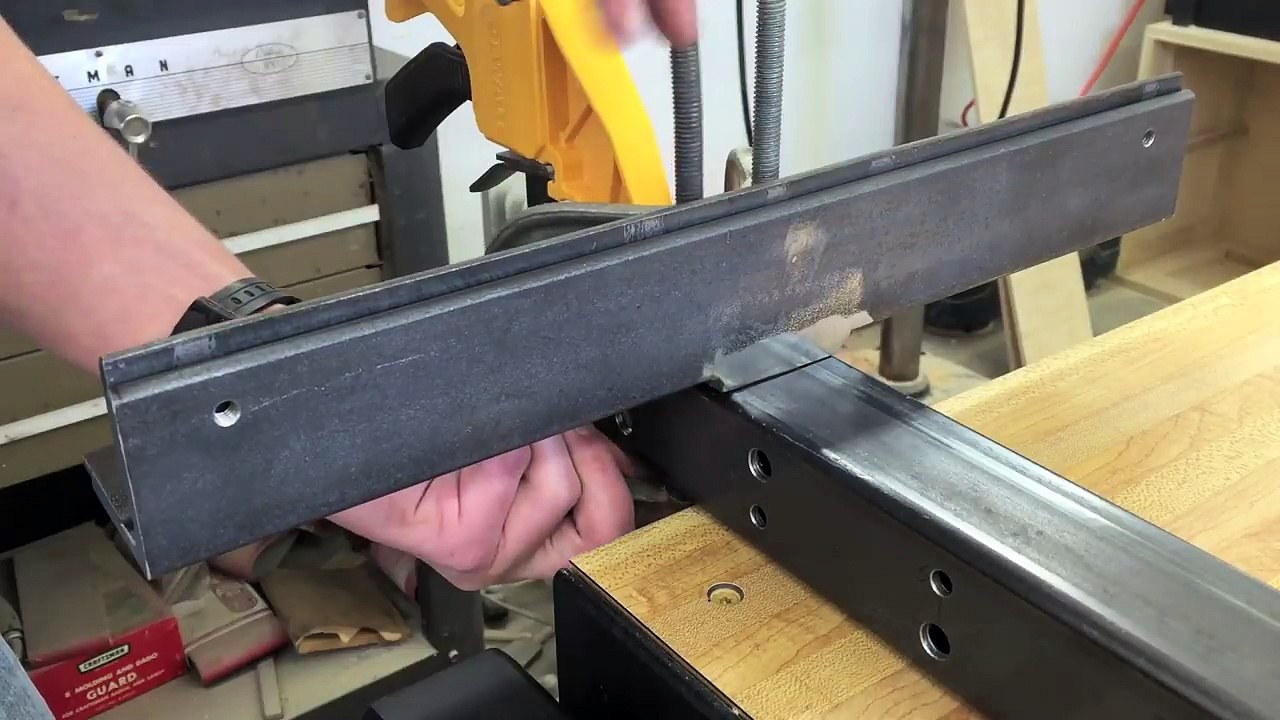 Table saw fence with incremental positioning Vídeo Dailymotion
