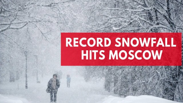 Heaviest snowfall on record hits Moscow, causing injuries and paralyzing traffic