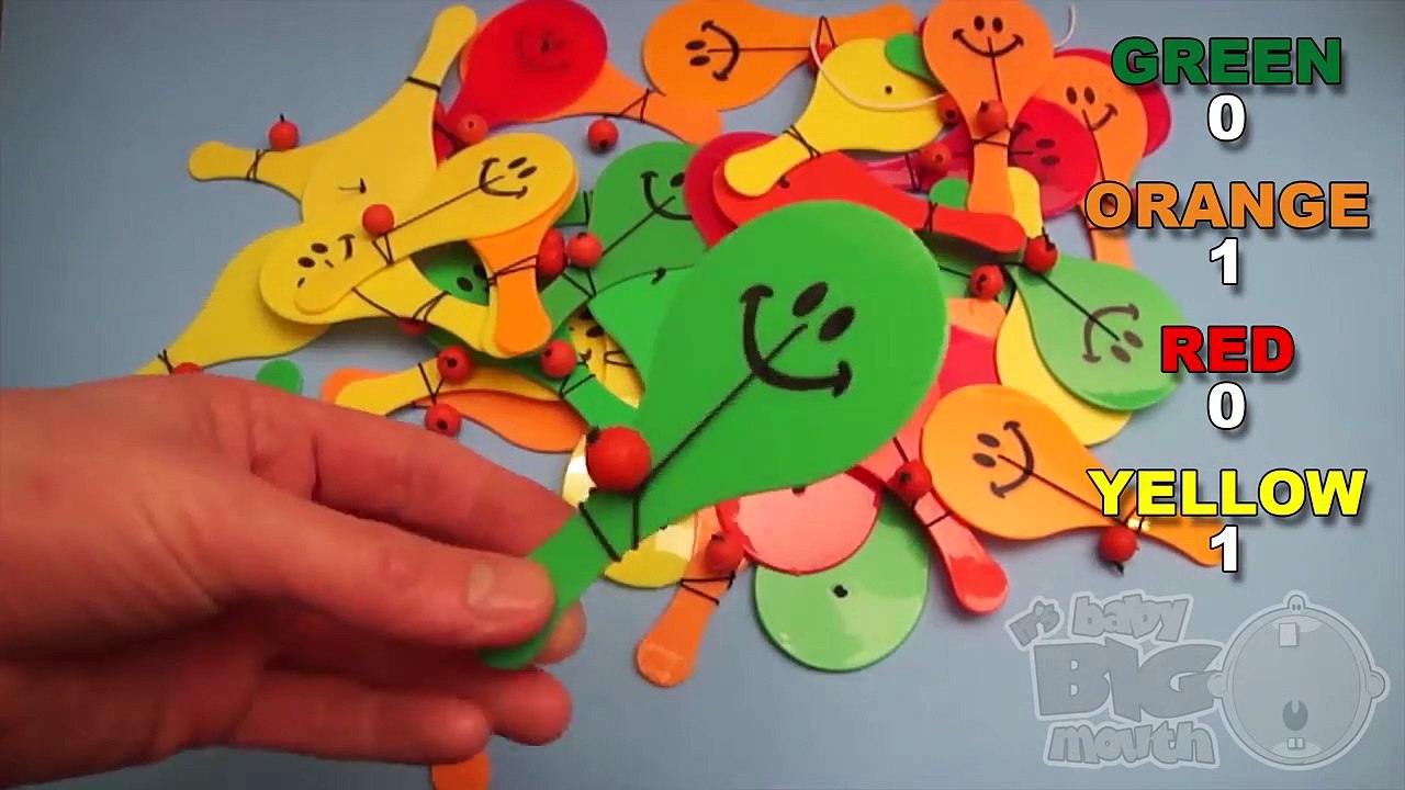 The Baby Big Mouth Show! Best of Learn Colours with Smiley Face Paddle