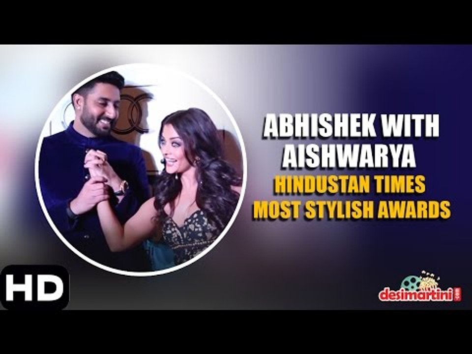 Abhishek Bachchan With Aishwarya Bachchan | Hindustan Times Most Stylish Awards, Delhi | 2016