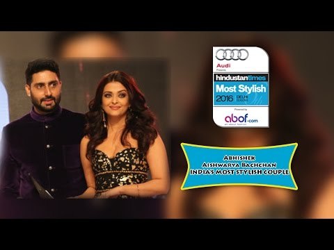 HINDUSTAN TIMES MOST STYLISH 2016 DELHI - Abhishek Aishwarya Bachchan INDIA’S MOST STYLISH COUPLE
