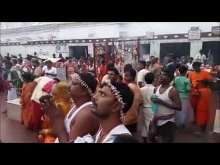 On occasion of first monday of sawan kawariya rush in deoghar temple