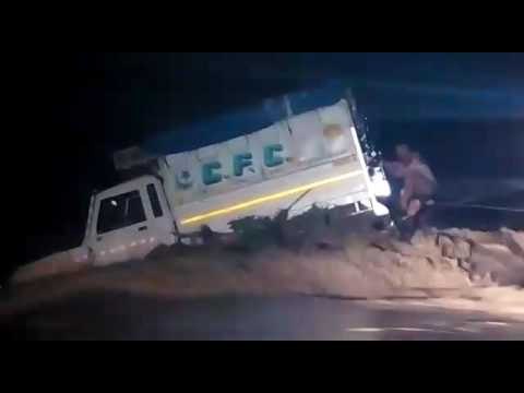 Pickup fell in canal at uttarakhand