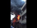 Gurgaon Fire in cracker Godown