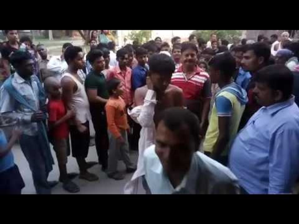 bike thief caught by mob, brutally beaten