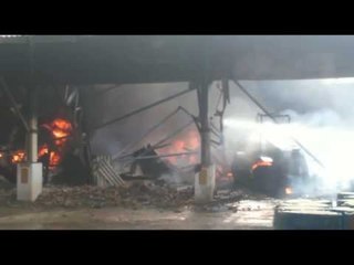 Sewage disposal center catch Fire in Kanpur, 1 dead