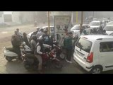meerut: fighting in petrol pump for rupees