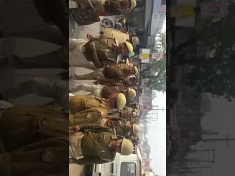 flag marche in Gonda for Chehllum