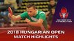 2018 Hungarian Open Highlights: Tiago Apolonia vs Kristian Karlsson (R16)
