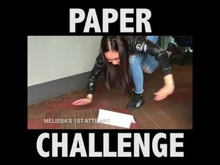HITZ TRIES THE PAPER CHALLENGE!