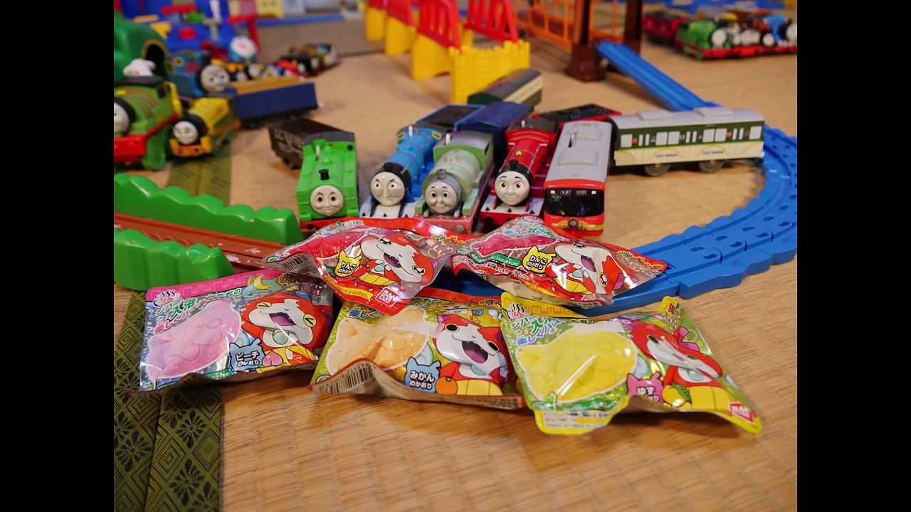 妖怪ウォッチ入浴剤５個×トーマス・パーシー・ダック・ベル　YOUKAI WATCH bath salts × Thomas Percy Bell