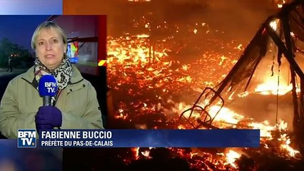 INCENDIES DANS LA JUNGLE DE CALAIS LA PRÉFÈTE PARLE D'UNE TRADITION