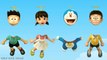 Wrong Heads Doraemon trolls Nobita vs Xuka vs Xeko Finger Family Song Nursery Rhymes