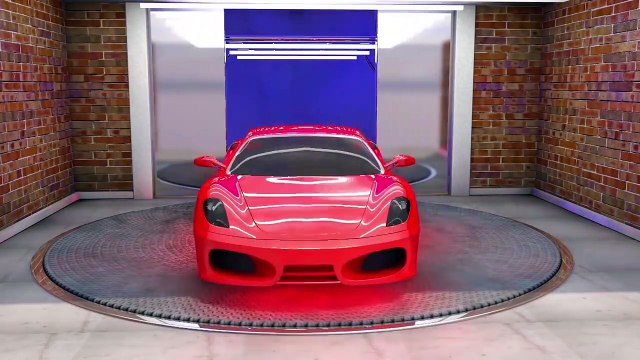 Colors for Children to Learn with 3D Street Vehicles Learning Colours for Kids and Children