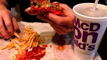 ASMR: Eating Burger Kings Angriest DOUBLE Whopper! (No talking, Pig out!)
