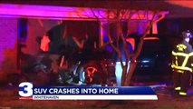 Two Children Injured After Car Slams into Tennessee Home