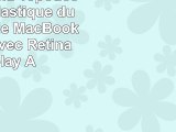 Vimay  Retina 15pouces Coque plastique dur pour Apple MacBook Pro 154 avec Retina