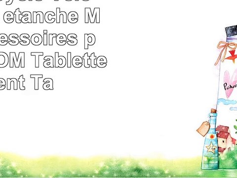 Navitech Cycle Vélo Vélo Porte étanche Mont et accessoires pour LOGICOM Tablette