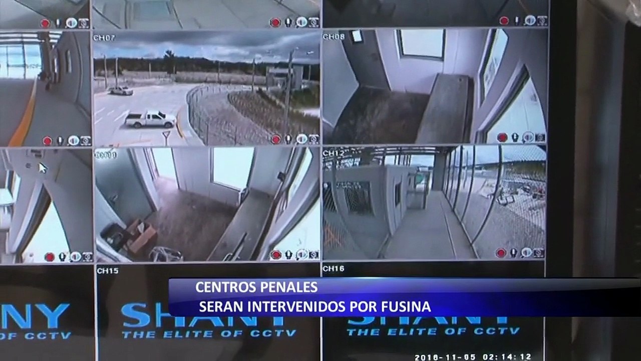 Centros penales serán intervenidos por FUSINA
