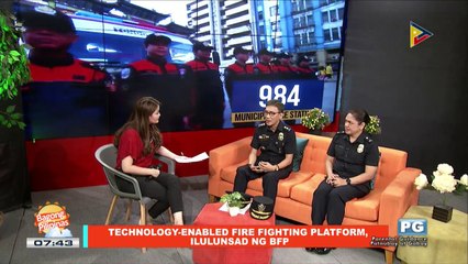 ON THE SPOT: Technology-enabled fire fighting platform, ilulunsad ng BRP