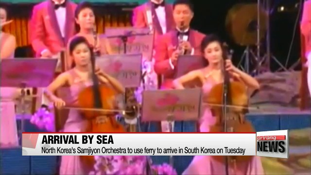 North Korea's art troupe to use ferry to travel to South Korea