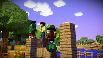 Minecraft Story Mode for XONE (Ep1 Parte02) - GAMEPLAY SEM COMENTÁRIO