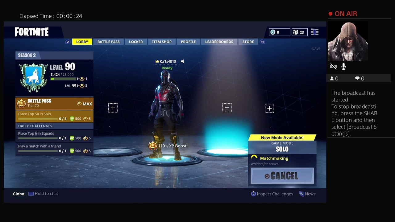 Fortnite Solo'S join