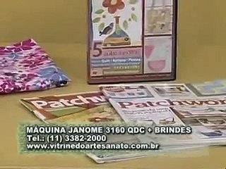 ARTE BRASIL -- ANGÉLICA SCHMITT -- PORTA-RETRATO EM PATCHWORK (27/01/2011 - Parte 2 de 2)