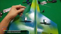 How To Make A RC Airplane SU-27 Sukhoi Twin 180 Motor