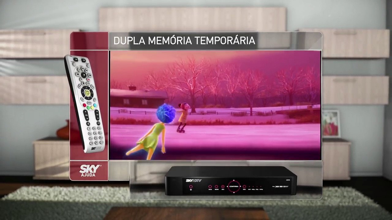 Grave dois programas ao mesmo tempo no seu aparelho | Equipamento SKY HDTV Plus