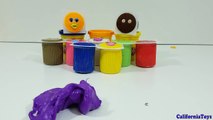 Learn Colors in English with Yogurt Play Doh & Clay Silly Putty Surprise Talk Animation