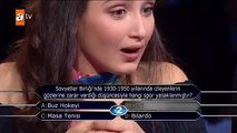 Gökçe Akyıldız ile Arif Diren 30 bin TLlik soru Kim Milyoner Olmak İster? Yılbaşı Özelde