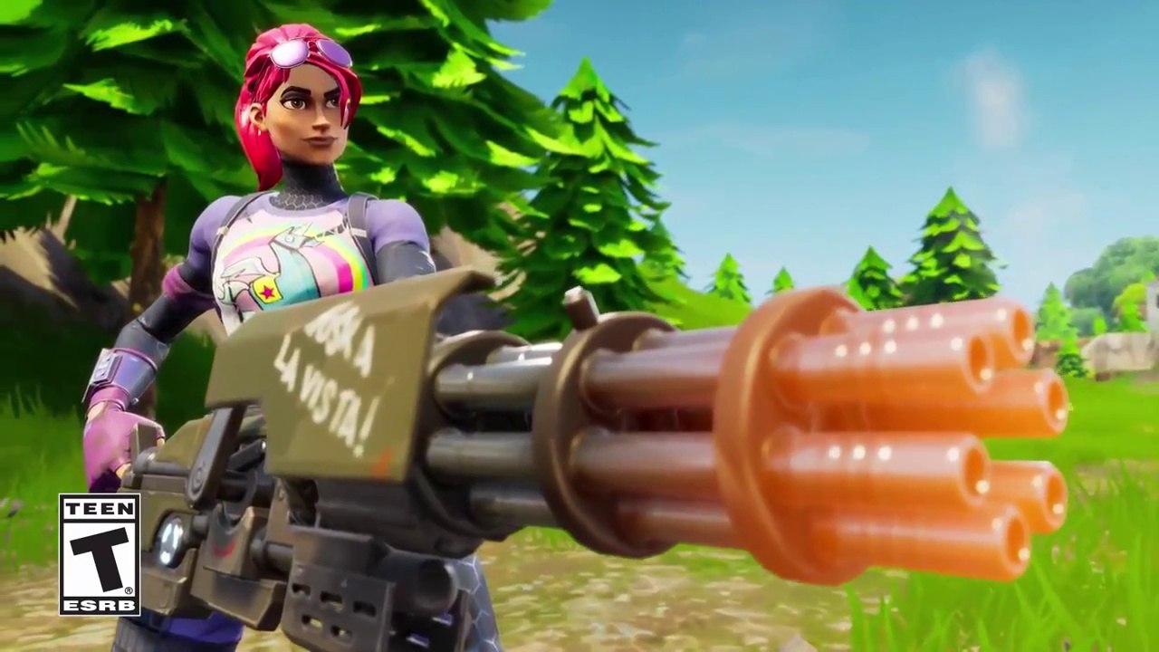 Fortnite Battle Royale - Minigun Trailer - PS4 Xbox One PC Mac