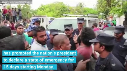 State of emergency declared in Maldives