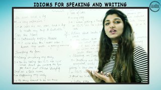 10 IDIOMS FOR SPEAKING AND WRITING