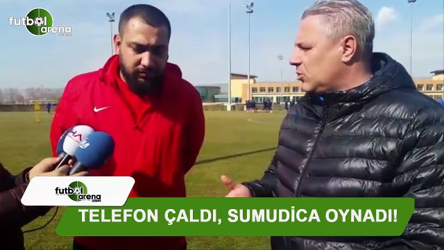 Sumudica, cep telefonu çalınca oynadı